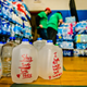 Some of the water distributed at the Comcast water collection event held Saturday, Feb. 20, 2016 at the Flint Boys and Girls Club in Flint, Mich. came with well-wishes from those that donated it.